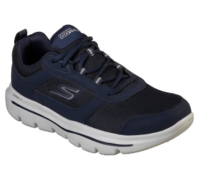 Zapatillas Para Caminar Skechers Hombre - GOwalk Evolution Ultra Azul Marino LVQBX2645